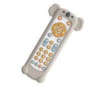 Zambuph Pretend Playset Remote for Kids Teething Chew Toys with Engaging Lights Sounds Promoting Learning and Fun Kid Electric Controller Learning Machine Toy Gift, White and Koala Case, 17x5x2cm