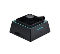 Zambuph Purifier Ash Tray - Smoke-free Environment Anywhere ABS Air Purifier Ashtray Stylish Convenient Durable Gift, Black with light