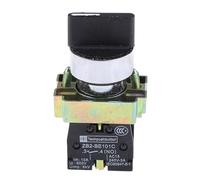 Zambuph Push Button Switch Rotary Switch ModelXB2-BD53 3 Position Excellent For Sending Control Signals Positions3 Mounting Hole Dia22mm / 0.87inch 3-Position Rotary