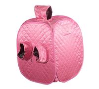 Zambuph Quick Heating Indoor Sauna Room Tent Accessory Relaxing Escape Within Home But Also Gives Private Shelter Outside Folding Steam Sauna Room Tent Fast, Pink