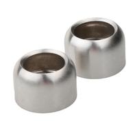 Zambuph Rail Rod End Suitable Wardrobe Rail Support Socket Excellent Strong For Clothes Hanging Bar Installation Rod Support Socket Wardrobe Tube Bracket