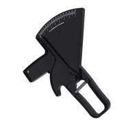 Zambuph Reliable Fat Loss Guide Skinfold Calipers Analyzer for Successful Fitness Measurement, Black
