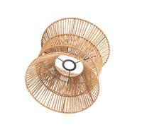 Zambuph Replacement Chandelier Light Cover Rope Clip On Handmade Twine Docking Lampshade Eye Catching Elegance For Home Hanging Swag Ceiling Lamp Twine Rattan Lampshades