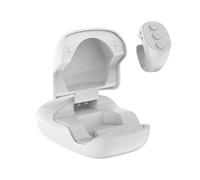 Zambuph Ring Remote Page Turner For Mobile Phones Wireless And Multifunctional ABS Remote Control Bluetooth Scrolling Ring Came, White