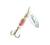 Zambuph River Hard Lure Bait Fish Barbed Treble Hook Sequin for Wobbler Portable Fishing Tackles Accessories Replacing Parts, Light Silver, Type 2