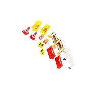 Zambuph Road Traffic Safety Sign Stop Light Lamp Toys Safe And Durable Engaging Playtime Enhancing Traffic Knowledge Road Sign Kids Teaching Toy Party Birthday Gift