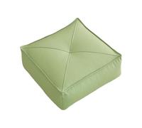 Zambuph Robust Tatami Seat Cushion Floor Pillow Excellent Selection School Classroom Seatings Comfortable Floor Pillow Is Made Of PU Leather EPS Foam, light green