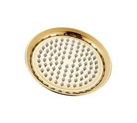 Zambuph Shower Head Featuring Comfortable Large Spray Offers Relaxing Rainfall Experience Transforming Bathroom Moments Rain Shower Head 8 Inch Round Rainfall, Gold, 20.3cm