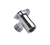 Zambuph Shower Nozzle Base Premium Stainless Steel Shower Nozzle Accessories Reliable Bathroom Parts Easy Installation Guaranteed Single Faucet Fixing Parts Lock Nuts Fittings
