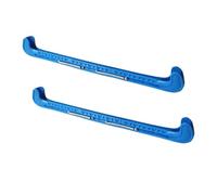 Zambuph Skating Blade Walking Covers For Ice Skate Boot Universal Fit Adjustable Protective Guards With Rubber Assurance Ice Skates Boot Skating Accessories Winter Sports, blue, 380MM 410MM