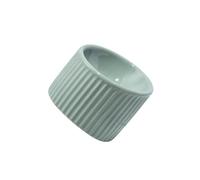 Zambuph Slanted Cat Food Dish Elevated Cat Bowls Height Prevents Food Being Pushed Off Bowls While Eating Can Keeps Piled And Falls To Center Elevated Tilted Upper Lower, Green, 13.7x11cm