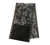 Zambuph Sling Chair Replacement Designed For Fit And Made For Comfort In Summer Gatherings Even On Most Sweltering Of Summer Days. Maxium Bearing 200kg Weight, black flower print, 160x43cm