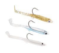 Zambuph Small EEL Fishing Lure Reusable Eels Soft Lure With Hook Effective Soft Plastic Fishing Bait Attracting Various Fish Artificial Fish Bait Swimbait Not Easy To Distinguish True Or False
