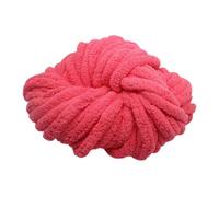 Zambuph Soft Chunky Yarn Hand Knitting Suitable for Beginners Retirees Men Women Knitting Projects Scarves Blankets Throw Chunky Chenille Yarn for Hand Crocheting, Red, 20mm