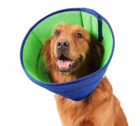 Zambuph Soft Pet E Collar Mesh Fabric Cone,Blue-green, S (23-27cm),S