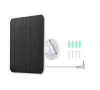 Zambuph Solar Bracket With Charging Camera For Up Cam Mount Kit Stick Spotlight Solar Panel Adjustable Ring Ring Charger, White