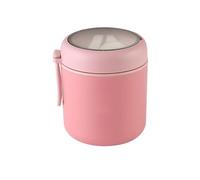 Zambuph Stainless Steel for Thermos Soup Flask Soup Hot Anywhere Flasks for Hot Food for Thermos Food Flask Specifications Portable, 304 pink-530ml