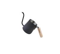 Zambuph Stainless Steel Water Kettle Swan Coffee Pot for Drip Over Brew Easy Control 250ml Capacity Long Goose Neck NozzlePour Over Coffee Kettle Has Long Neck Spout, Black, 250ml