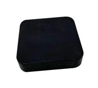 Zambuph Stamping Block Dapping Block Square Thick Solid Rubber Bench Versatile and Exceptional for Jewelry Projects Rubber Pad Nonslip Cushion Pad DIY Crafts Chasing