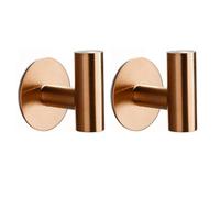 Zambuph Strong Adhesive Towel Hooks for Firmly Holding Towels Durable Towel Hooks Self Adhesive Holder Hanging At Will, Rose Gold, No Punching