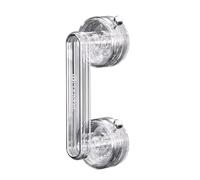 Zambuph Strong Suction for Bathroom Safety Door Handle Reusable Suction Door for Handrail Safe Installation Cup Grab Slip, Transparent Color