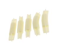 Zambuph Stylish Beige 5-Piece Corner Bay Window Curtain Pole Elbow Joint Connector Any Window