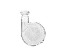 Zambuph Stylish Glass Decanter with Ornate Stopper for Wine Bourbon Brandy Mouthwash Sleek and Chic