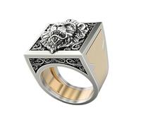 Zambuph Stylish Vintage Lion Ring Men s Hip Hop Jewelry Punk Rings Gift Head for Creative