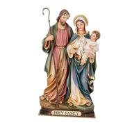 Zambuph Tabletop Religious Decor Unique Nativity Scene Holy Family Figurine Jesus Birth Decoration Christmas Desktop Decoration Tabletop Religious Home Decor Collection Statue