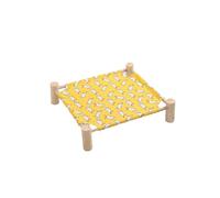 Zambuph The for Ultimate Pet Litter Solution Our Removable Portable Pet Bed The Supporting Wooden Poles Of Bed Are Made Of, Yelduckling, large size 65 * 53 * 13