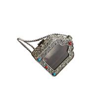 Zambuph Tibetan Prayer Pendant Gawu Box Amulet Tibetan Gawu Box Buddhist Amulet Pendant With Miniature Shrine For Relics Storage Buddhism Religion Jewelry Collection Decor