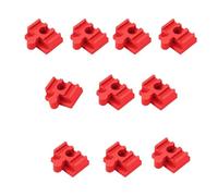 Zambuph Track Connector for Wooden Train Track Set Offers Endless Possibilities for Creative Learning Experiences Wooden Train Accessories Building Games, Red