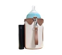Zambuph Travel Bottle Warmer Safe and Comfortable for Little Explorer Portable Milk Warmer for Baby Portable Baby Bottle, Brown