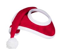 Zambuph Unique Christmas Day Horse Hat For Holiday Celebration Making Match For Holidays Polyester Christmas Decorative Hat, red cap