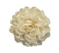 Zambuph Unique Flower Brooches Elegant Satin Flower Brooch Gift Thoughtful Present Any Celebration Adding Of Sophistication And Demonstrating Professional Demeanor. Feelings And, beige