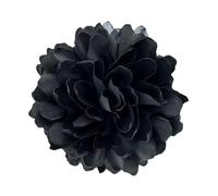 Zambuph Unique Flower Brooches Elegant Satin Flower Brooch Gift Thoughtful Present Any Celebration Adding Of Sophistication And Demonstrating Professional Demeanor. Feelings And, black