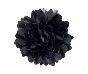 Zambuph Unique Flower Brooches Elegant Satin Flower Brooch Gift Thoughtful Present Any Celebration Adding Of Sophistication And Demonstrating Professional Demeanor. Feelings And, black