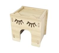 Zambuph Unique Hamster Hideaway Roomy Breathable Features Suited To Pets Happy Healthy And Entertained Smooth And Rounded Small Animals Habitat Hides House Hut Pets, Style C