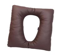 Zambuph Universal Padded Bathroom Attachment Soft Commode Seat Cushion with Premium Toilet Seat Cover for Handicapped Individuals Camping Toilet Cushion Chair Cover Soft , Coffee , 42x42x8cm