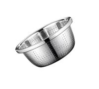 Zambuph Vegetable Drain Basket Colander Mixing Bowl Practical for Washing Strainer Rice Kitchen Companion Suitable for Variety of Kitchen Tasks Such As Washing Vegetables