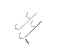 Zambuph Versatile Above Ground Pool Pole Hanger Durable Rust Resistant Hooks for Easy Installation On Various Surfaces Equipment Nets Hanger Holder Vacuum Tools Basket