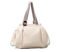 Zambuph Versatile Diaper Bags With Multiple Pockets Waterproof Large Capacity And Gym Storage Backpack Handle Bag Smart Tote, Beige