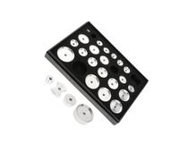 Zambuph Versatile Watch Back Case Closer Dies Professional Tool Premium Aluminum Alloy Wide Application Easy To Watch Back Press Dies Aluminum Alloy Professional