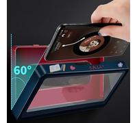 Zambuph Wall Mounted Phone Holder Combines Waterproof With Easy Accessibility Providing Clear View With Screen Sensitivity For Change Songs Sensitive Touchable Screen0.25mm Flexible Screen