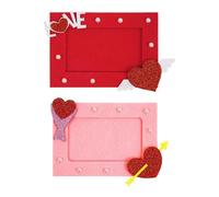 Zambuph With Love Heart Unfinished Wall Picture Frame Ornament Desktop