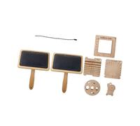 Zambuph Yarn WPI Guide Gauge Crochet Knitting Tools Complete Knitting Set with Convenient Rulers Suitable for All Knitters Wood Gauge Rulers Thread Cutter