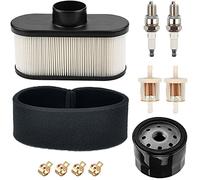 ZAMDOE 11013-0752 11013-7047 Air Filter with Pre Filter Replacement for Kawasaki FR651V FR730V FR691V FS691V FS481V FS541V FS600V 4-Stroke Engines, with Oil Filter Fuel Filters