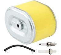 ZAMDOE 17210-ZE1-505 Air Filter Kits Replace for 17210-ZE1-517 17210-ZE1-822 17210-Z4M-821 17210-Z4M-821 Air Cleaner Compatible for Honda GX110 GX120 GX140 GX160 GX200 Engine, with Spark Plug