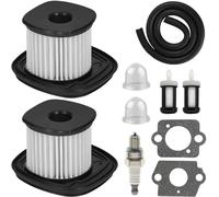 ZAMDOE 2 pack BG86C Air Filter Replacement for Stihl BG86 BG86C SH86 SH86C Blower HD2 Air Filter 4241 140 4400, 4241 140 4404, with Spark Plug Fuel Filter Fuel Line