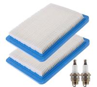 ZAMDOE 491588 Air Filter Spark Plug for Briggs & Stratton 399959 491588S Lawnmower Replacement Parts for Quantum Engines 625 650 675 for Toro 20332, for Craftsman 3364 for Wolf 2058411